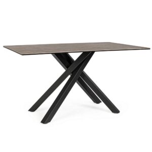 Tavolo Messier fisso in ceramica 140x90 Bizzotto