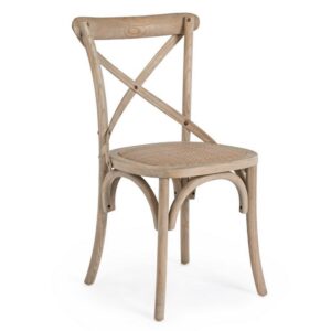 Sedia Cross - naturale - Bizzotto