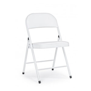 Sedia pieghevole Felicity colore bianco - Bizzotto