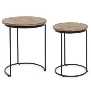 Set 2 tavolini in legno Walton - Bizzotto