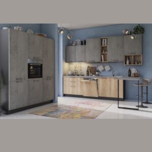 Cucina moderna EVO Mira - composizione D157