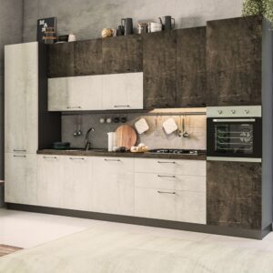 Cucina moderna EVO Mira - composizione D159