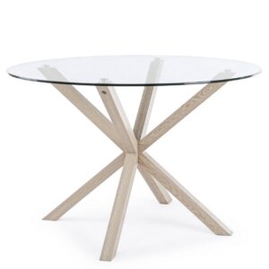Tavolo May - Gamba naturale ø 114 cm Bizzotto