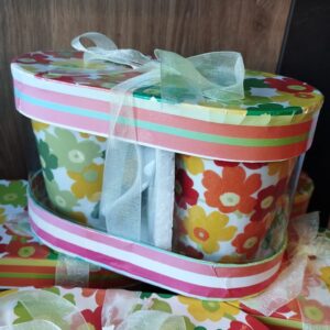 Set 4 mug fiore gift box