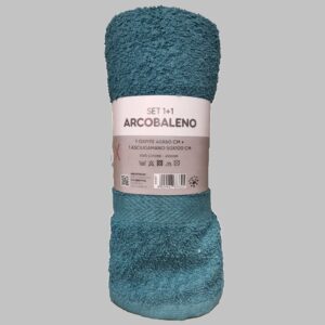 Set 2 asciugamani petrolio