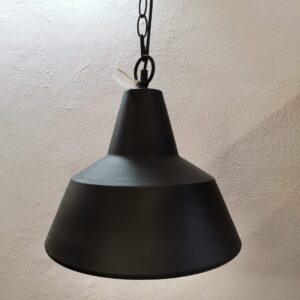 Lampada a sospensione industrial nero