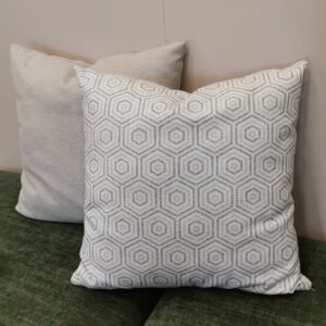 Set 2 cuscini grigio arredo 50x50