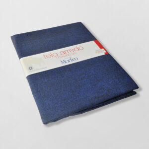 Telo arredo multiuso in cotone a tinta unita colore blu