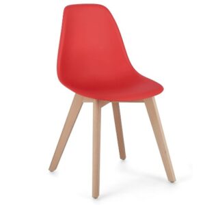 Sedia System Bizzotto - colore rosso