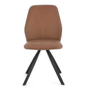 Sedia Maxwell Bizzotto - pu cognac